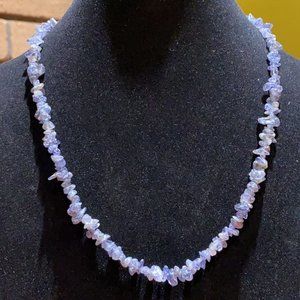 Iolite Crystal Necklace